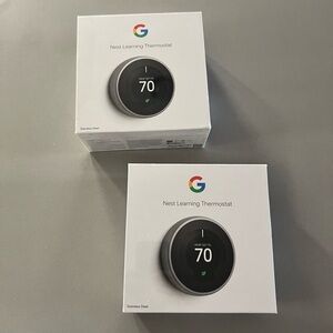 New in box Nest thermostats